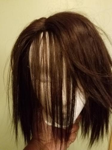 wig construction before cut